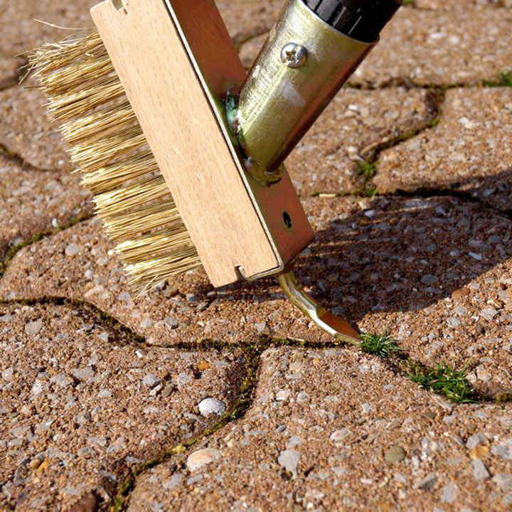 Wire Brush for Cleaning Paving Joints - Paving Directory