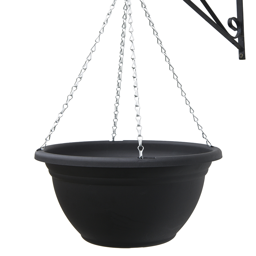 Black Hanging Basket image