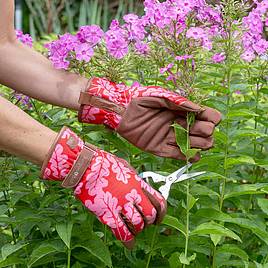 Pandiki 1 Pair Women Professional Gardening Gloves Proof Gardening Gloves,Flower Planting Thorn Proof Flower Planting Yard Work Long Garden Gloves 