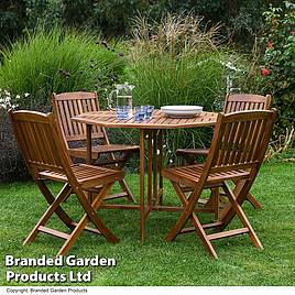 4 Person Acacia Dining Set