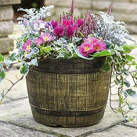 Whisky Barrel Planter