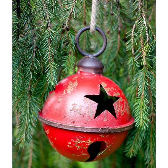 Giant Metal Bauble with Star Design