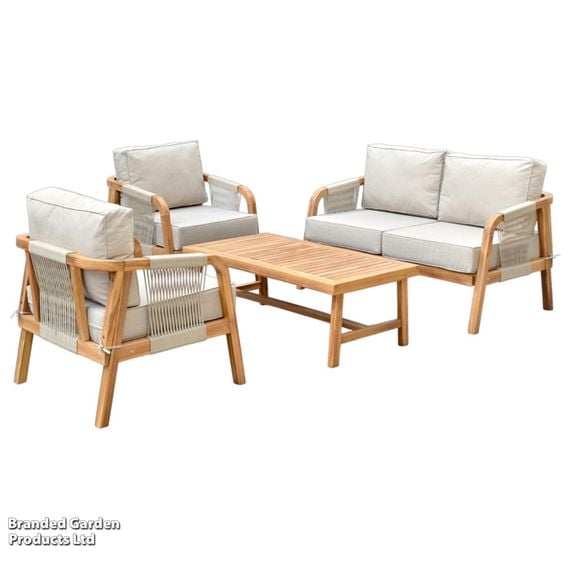 Garden Gear - Acacia Aspen 4 Person Luxury Lounge Set
