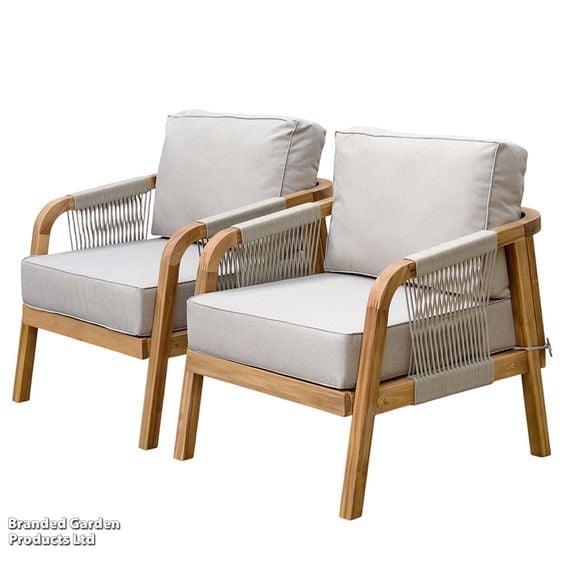 Garden Gear - Acacia Aspen 4 Person Luxury Lounge Set
