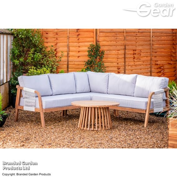 Garden Gear - Acacia Eleni Corner Sofa Set