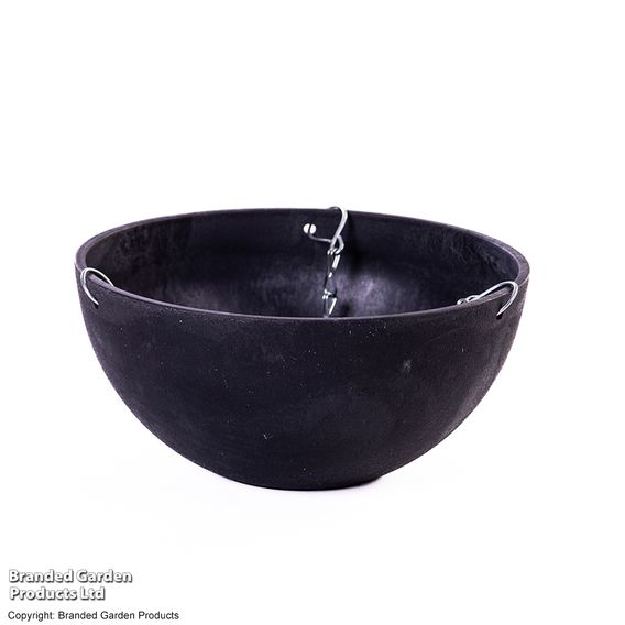 Garden Gear - Charcoal Marble Effect Hanging Basket