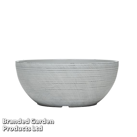 Garden Gear - Bayadere Bowl Planter Light Grey