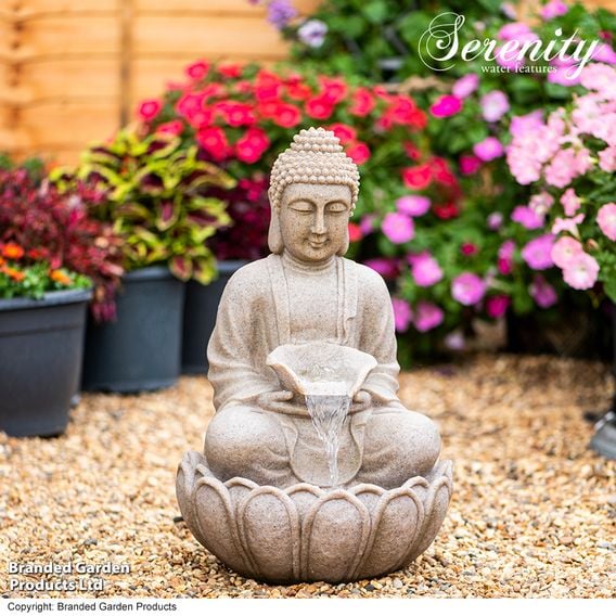 Serenity - Sitting Buddha Water Feature