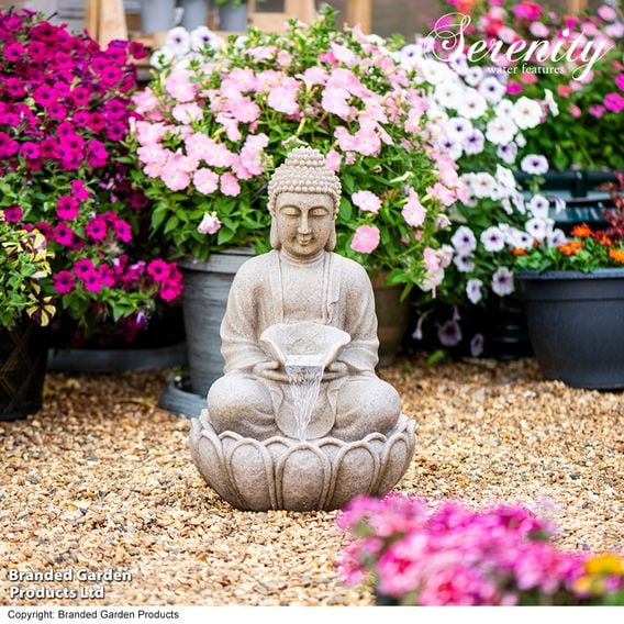 Serenity - Sitting Buddha Water Feature