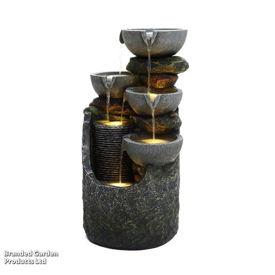 Serenity - Cascading Slate Water Feature