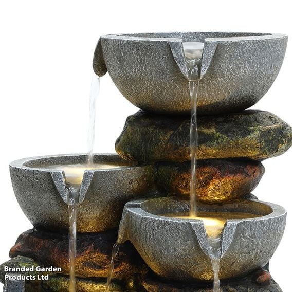 Serenity - Cascading Slate Water Feature