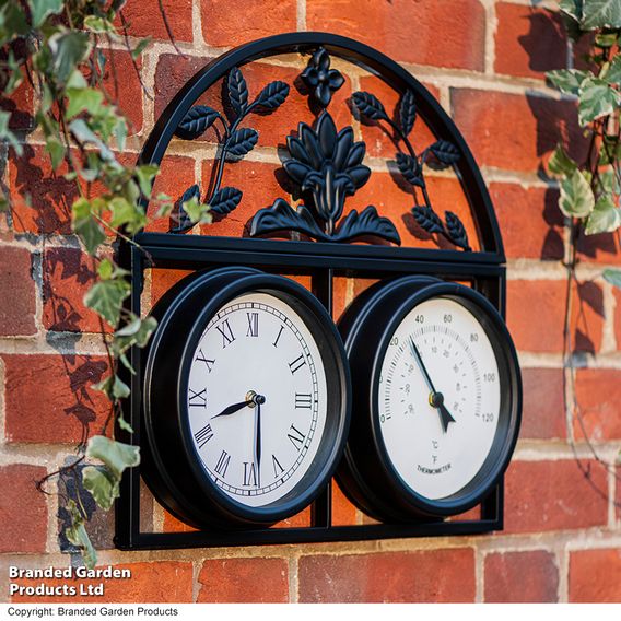Garden Gear - Highgrove Garden Wall Clock & Thermometer