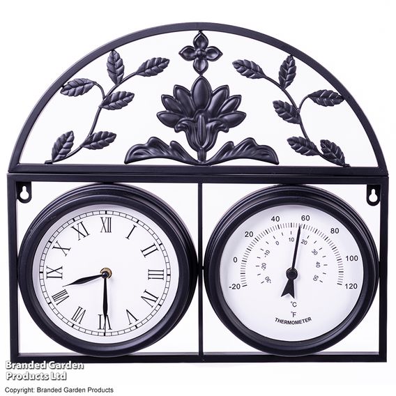 Garden Gear - Highgrove Garden Wall Clock & Thermometer