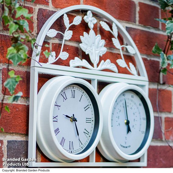 Garden Gear - Highgrove Garden Wall Clock & Thermometer