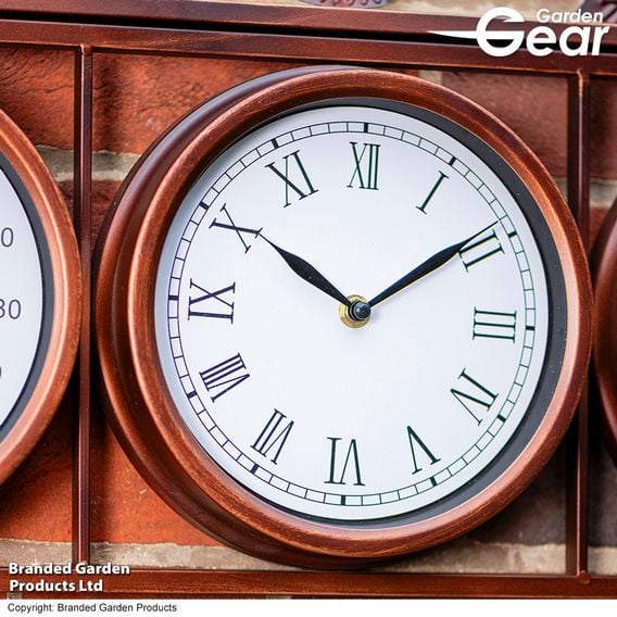 Garden Gear - Garden Wall Clock and Weather Station