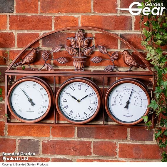 Garden Gear - Garden Wall Clock and Weather Station
