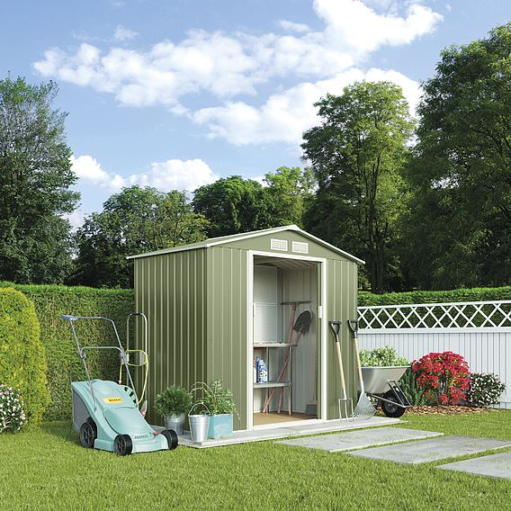 Waltons Apex Metal Shed 7 x 4.2FT