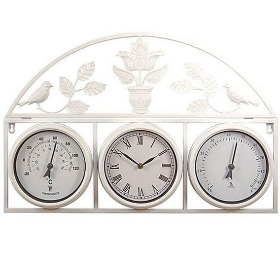 Garden Gear - Garden Wall Clock and Weather Station