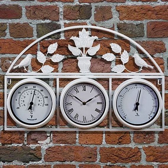 Garden Gear - Garden Wall Clock and Weather Station