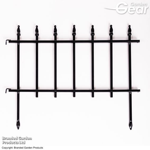 Garden Gear - Clarence Metal Finial Garden Border