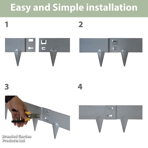 Garden Gear - Heavy Duty Metal Border Edging