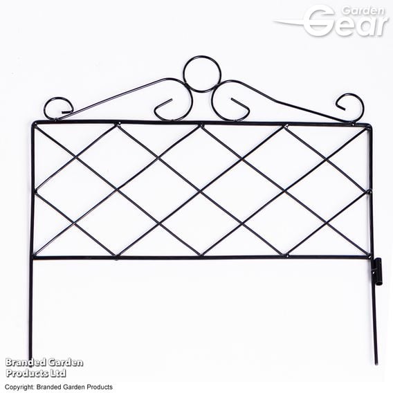 Garden Gear - Victorian Style Metal Border Fencing