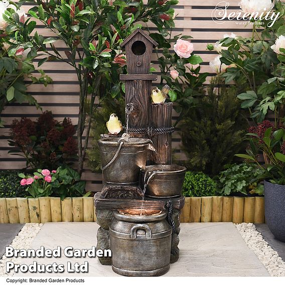 Serenity - Bird House Water Feature
