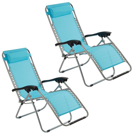Garden Gear Zero Gravity Chair - Marine Blue