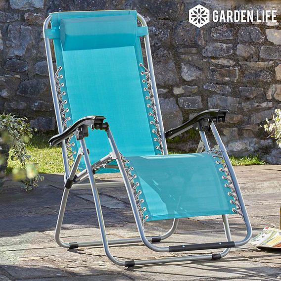 Garden Gear Zero Gravity Chair - Marine Blue