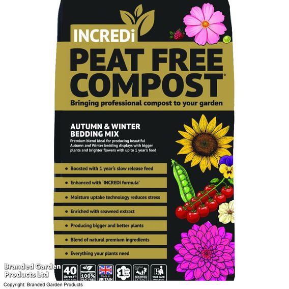 INCREDi PeatFree Premium Autumn & Winter Bedding Compost