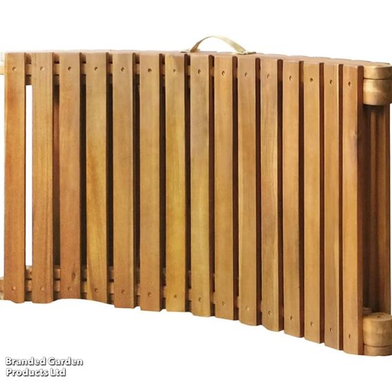 Garden Gear Acacia Sun Lounger with Cushion