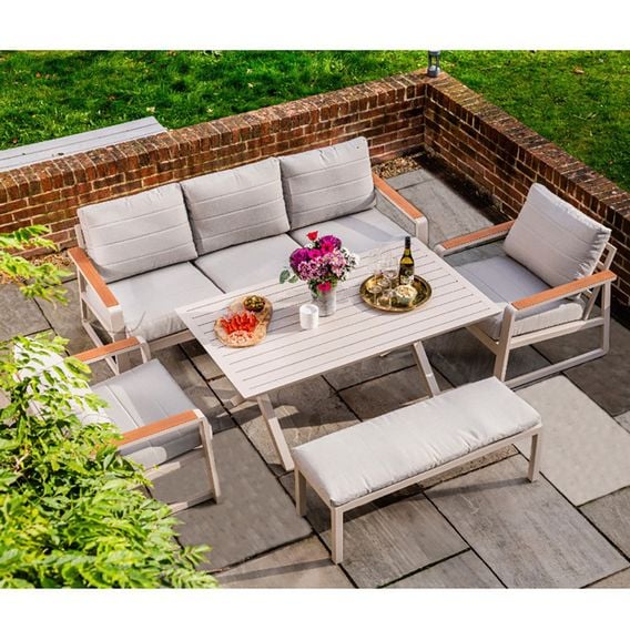 Garden Gear - Seville Luxury Aluminium Sofa Set
