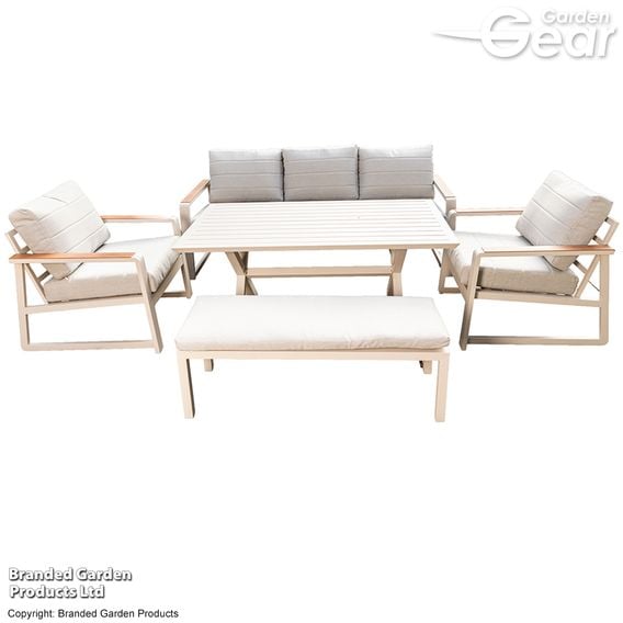 Garden Gear - Seville Luxury Aluminium Sofa Set