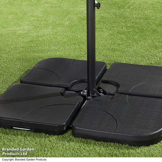Garden Gear - Solar LED Cantilever Parasol