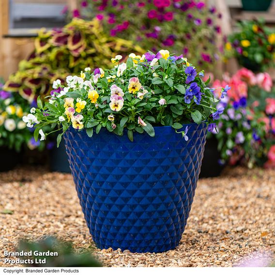 Garden Gear - Aegean Blue Diamond Planter