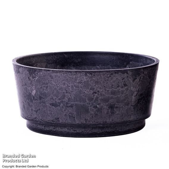 Garden Gear - Caesar Marble Effect Charcoal Bowl Planters