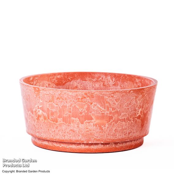 Garden Gear - Caesar Marble Effect Terracotta Bowl Planters