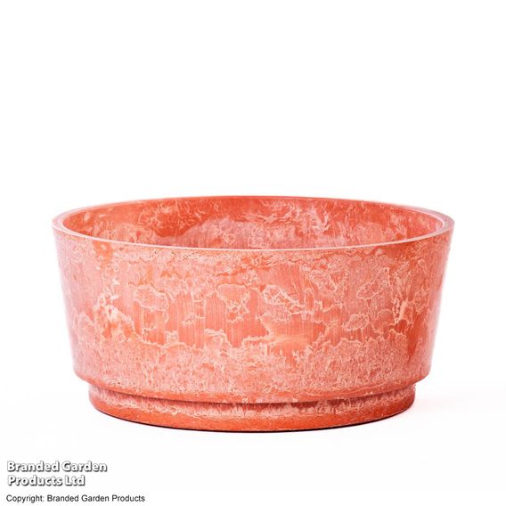 Garden Gear - Caesar Marble Effect Terracotta Bowl Planters
