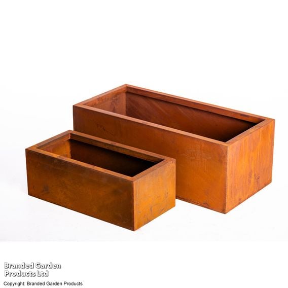 Garden Gear - Rust Effect Trough Planters