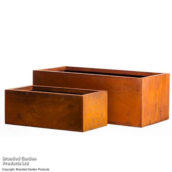 Garden Gear - Rust Effect Trough Planters
