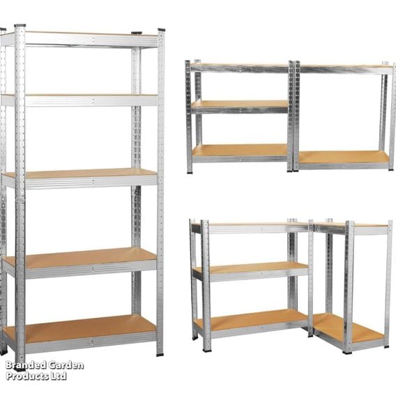 Garden Gear - 5 Layer Galvanised Steel Storage Shelving