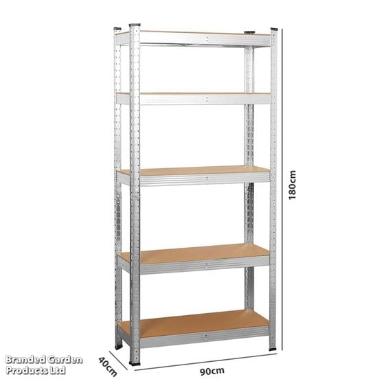 Garden Gear - 5 Layer Galvanised Steel Storage Shelving