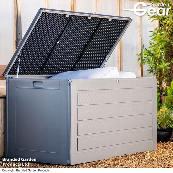 Garden Gear - 680-Litre Lockable Garden Storage with Sit on Lid