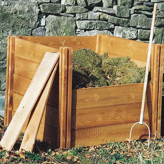 Modular Wooden Compost Bins