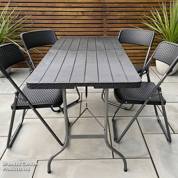 Garden Gear Four Person Folding Dining Set