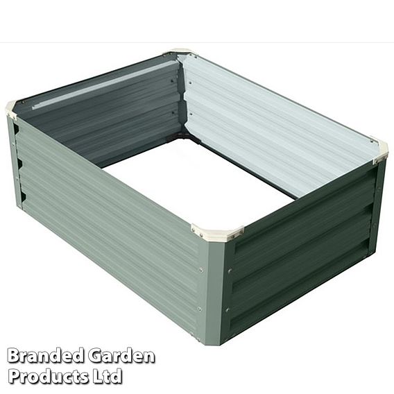 Metal Raised Garden Bed - Sage Green