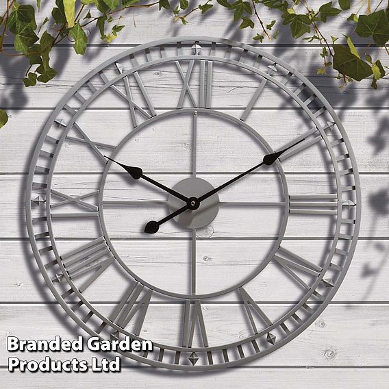 Roman Numeral Garden Wall Clock