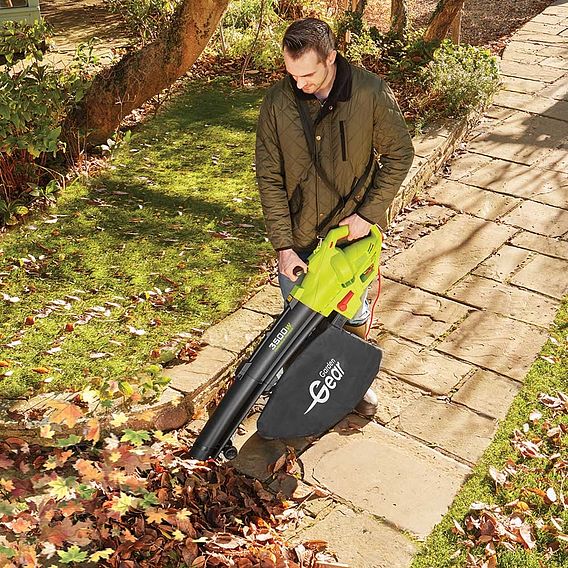 3500W 3-in-1 Leaf Blower Vac & Shredder