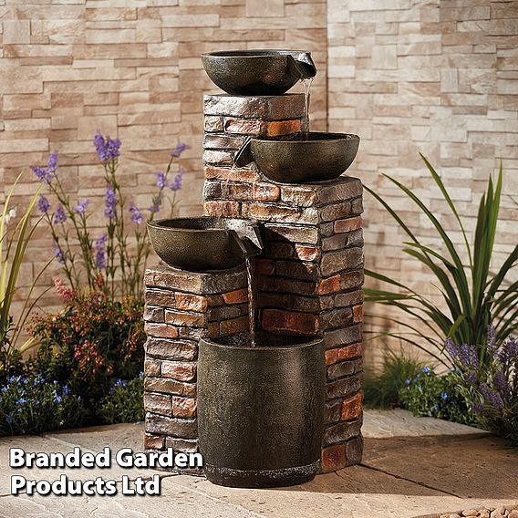Serenity - Pouring Bowls Water Feature