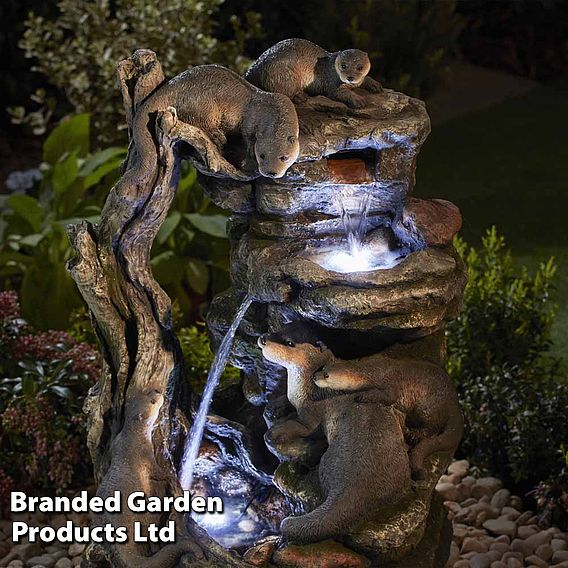 Serenity XL Otter Family Water Feature